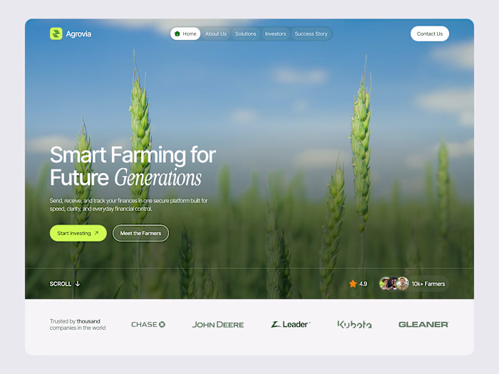 Designed a modern agricultural technology