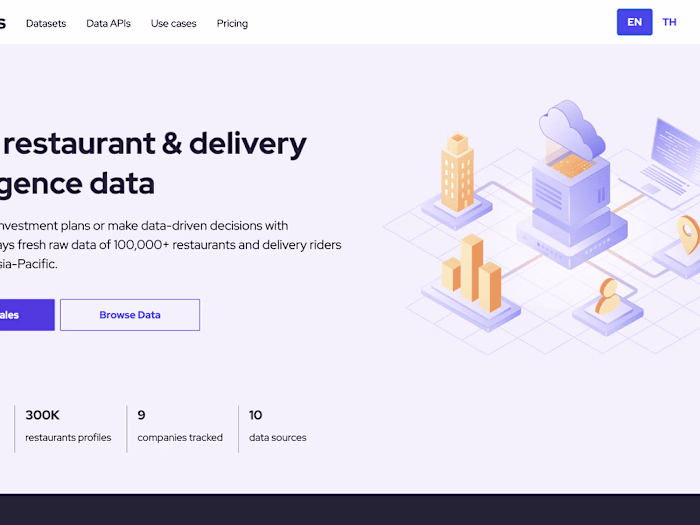 Complete website for Data Provider Company