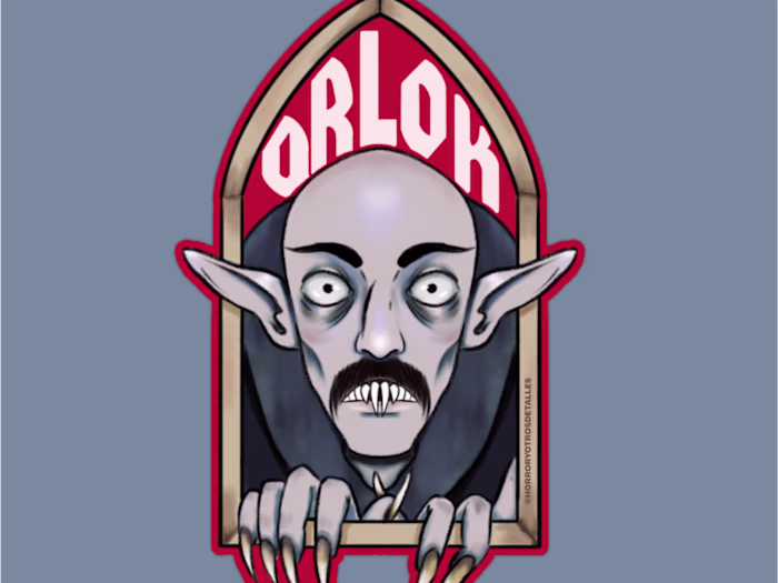 The monsters sticker design