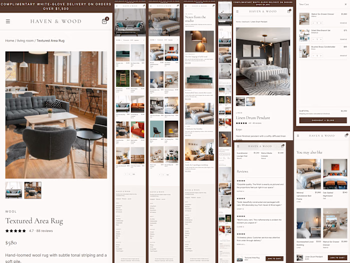 Modern Furniture Shopify Storefront Design