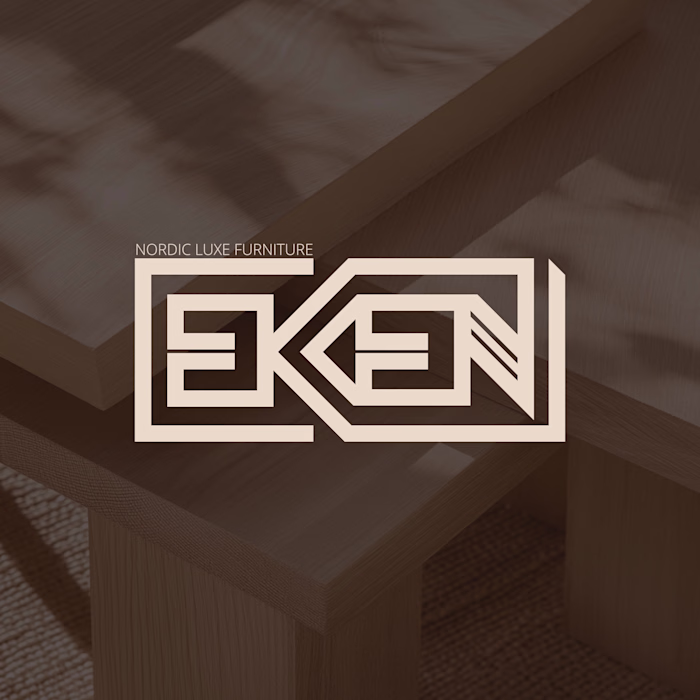 Logo Design for a Nordic Furniture brand named EKEN