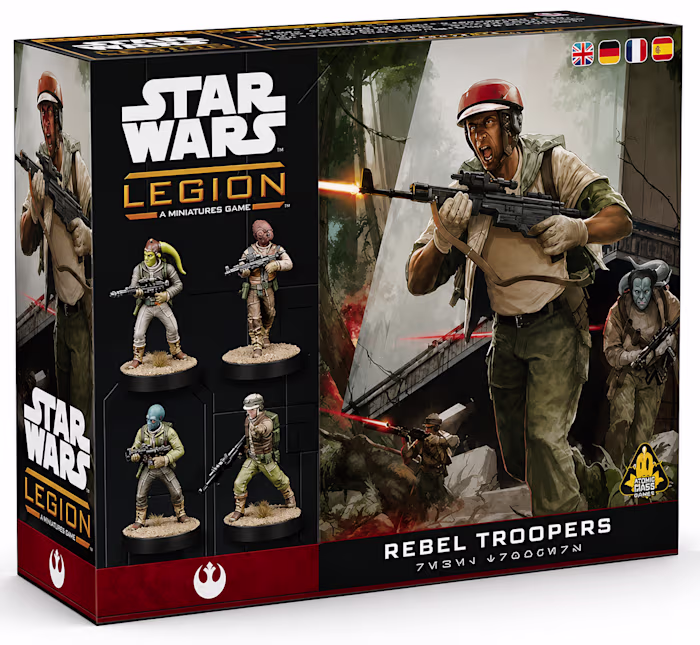 Star Wars Legion Rebel Troopers Showcase
