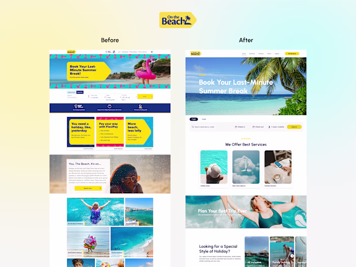 Transformed an outdated layout into a clean, conversion-focu...