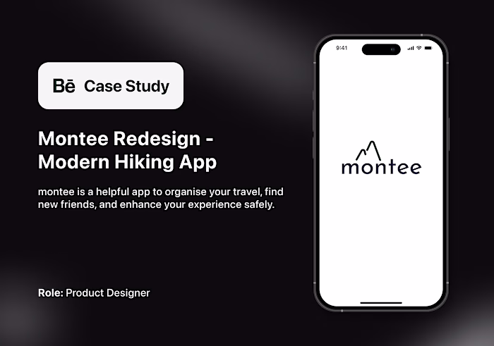 Montee - case study | Hiking app re-design