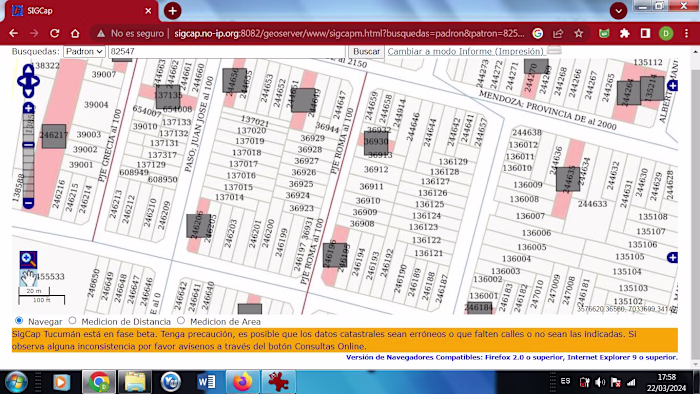 Database Management for Municipality of San Miguel de Tucumán