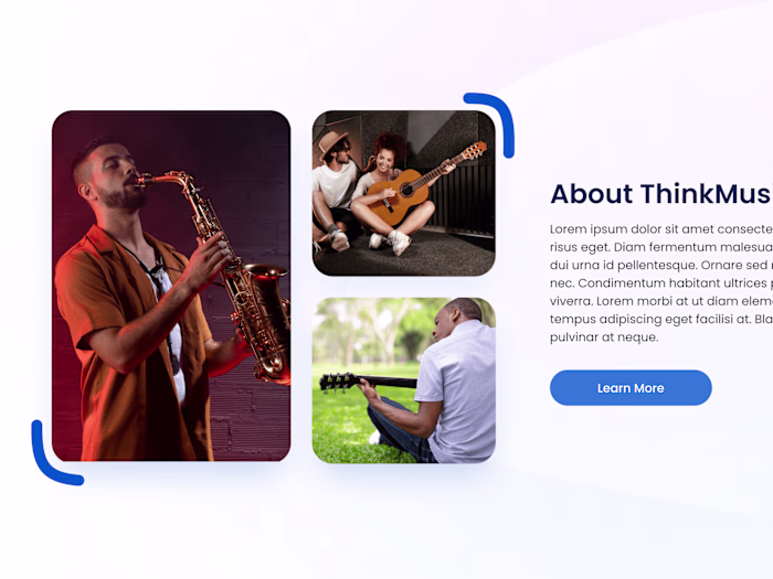 An e-learning platform for mastering musical instruments.