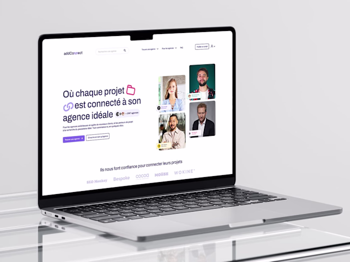 UX Design - Landing page - addConnect (Case Study)