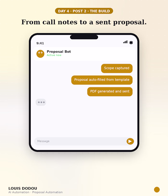From call notes to a