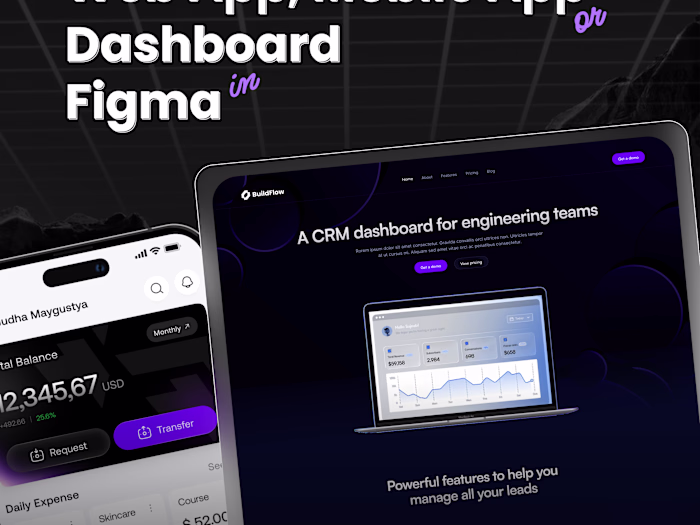 Modern Mobile App & Website