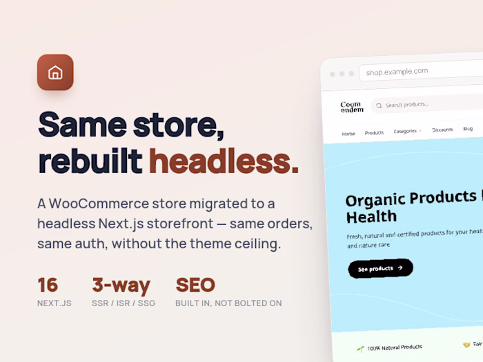 High-Performance Headless E-Commerce with Next.js