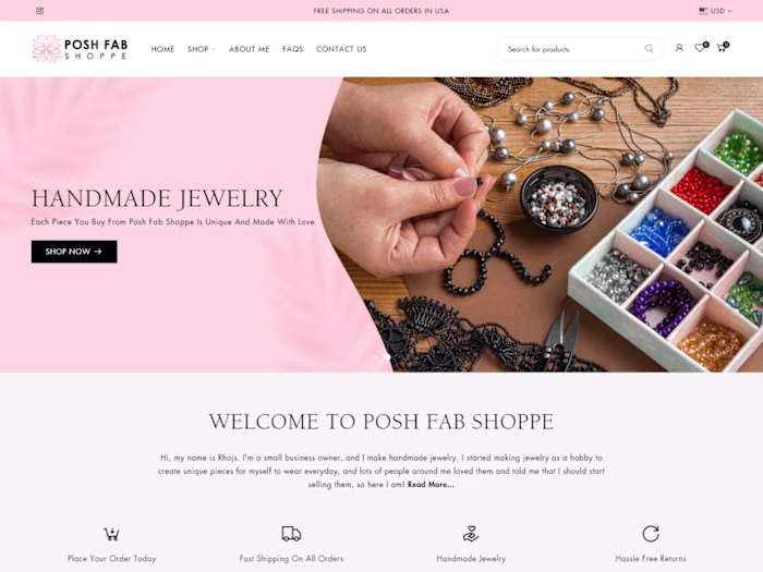 PoshFabShoppe Shopify Store | E-commerce