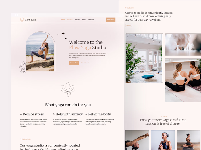 FlowYoga: Lauch your yoga studio fast