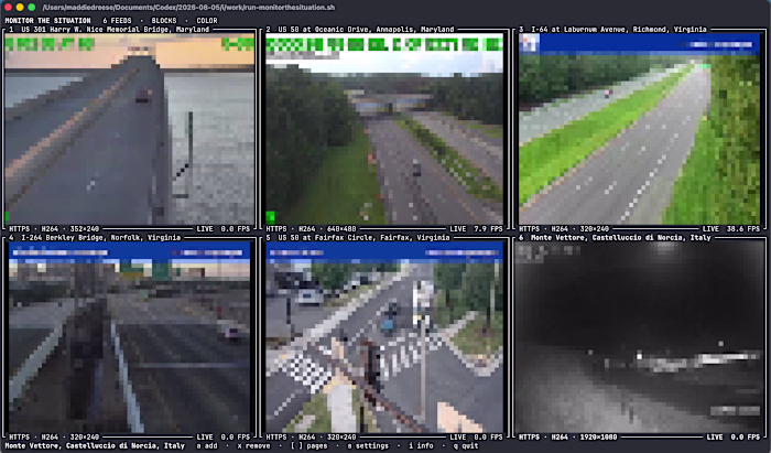 monitorthesituation: A Live Video Wall Inside the Terminal