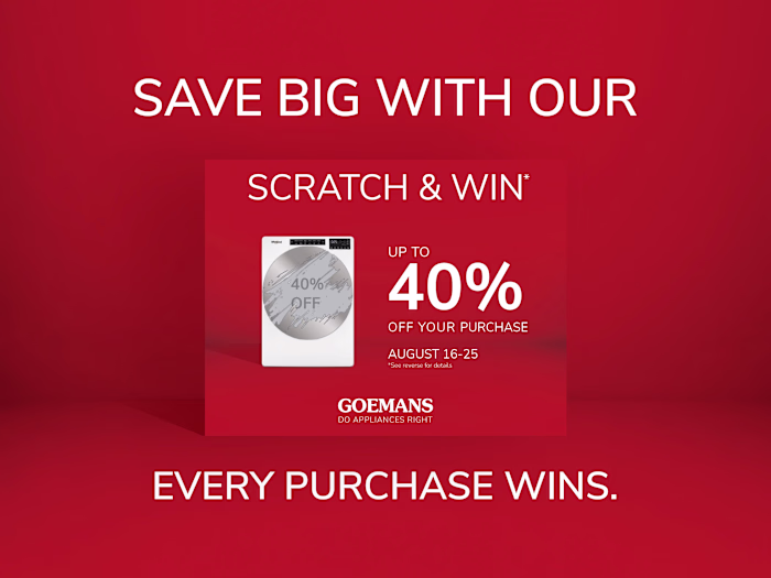 Goemans Scratch&save campaign creatives
