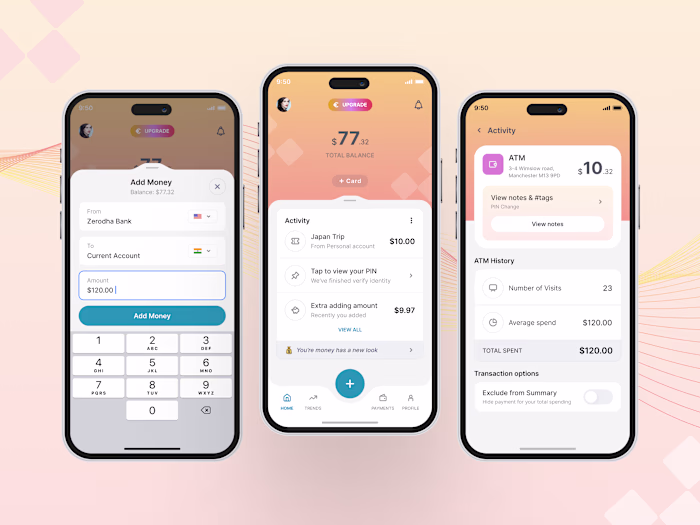 Design of Money Maintenance Personal Finance App