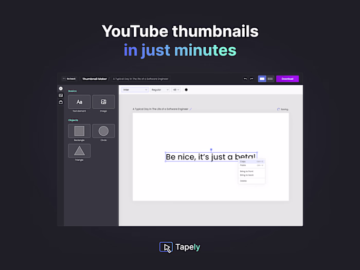 Tapely.io - Micro-SaaS
