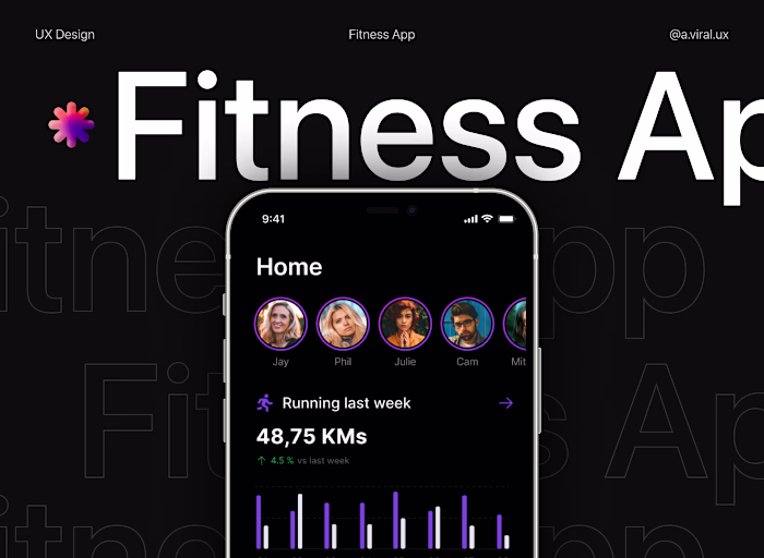 Fitness Mobile App Design