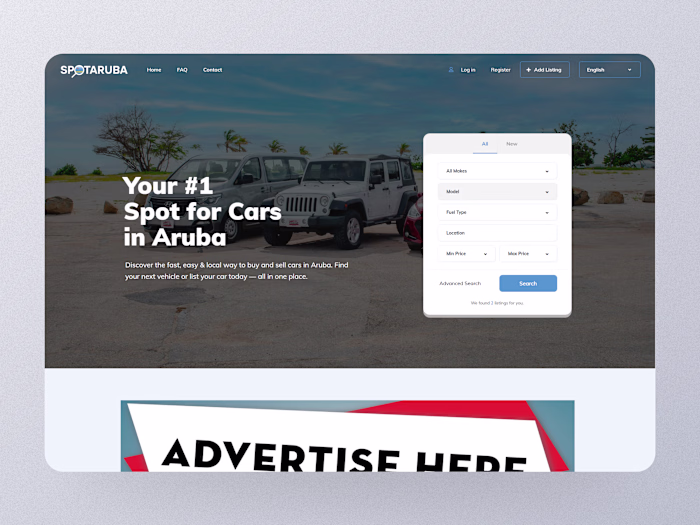 Requirement-Based WordPress Architecture: SpotAruba Automotive