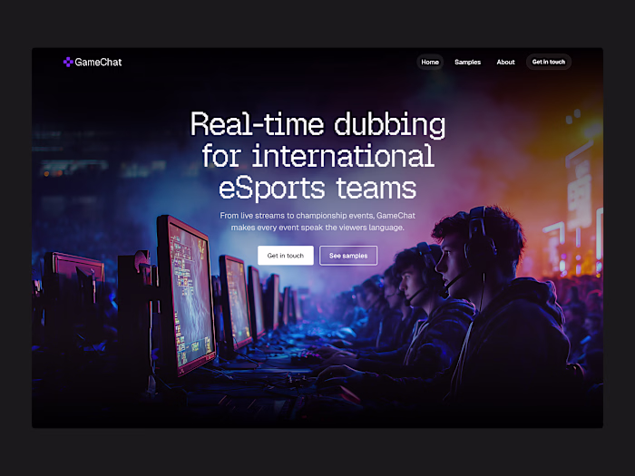 Explore AI Translation and Real-Time Dubbing for eSports