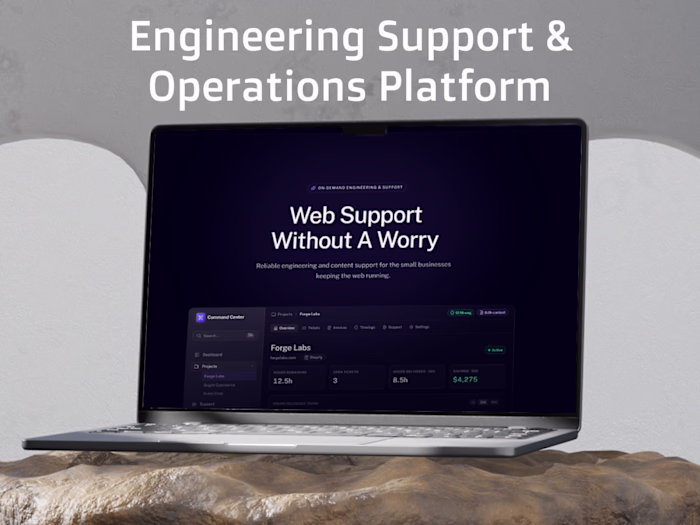 CMD CNTR: Engineering Support & Operations Platform