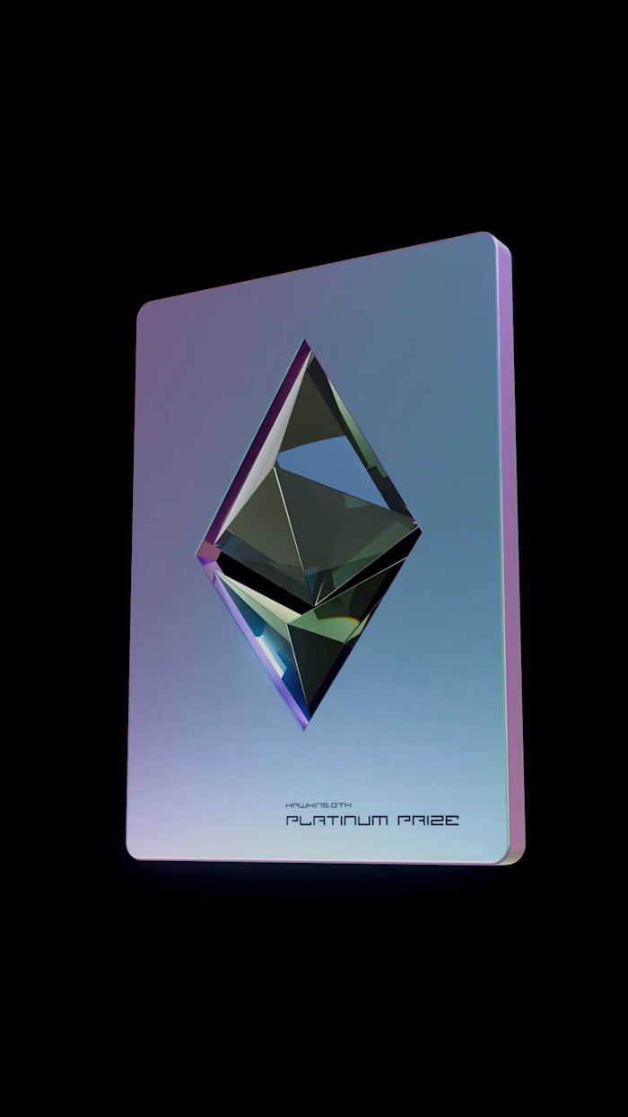 Etherium Plaque and Award