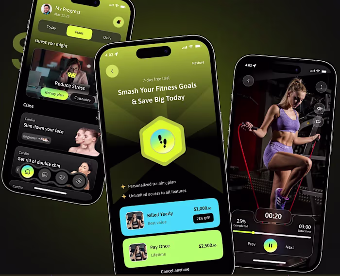 Fitness Tracker App UI Design