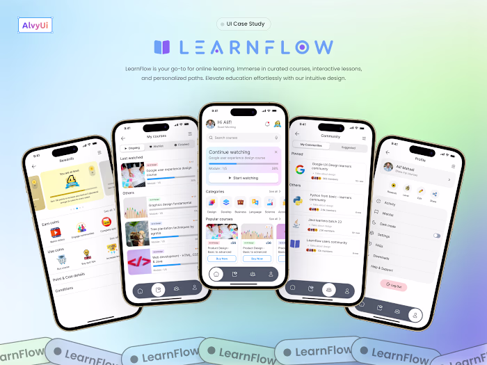 Online Learning App - UI Case Study