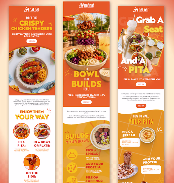 Email designs for NNG