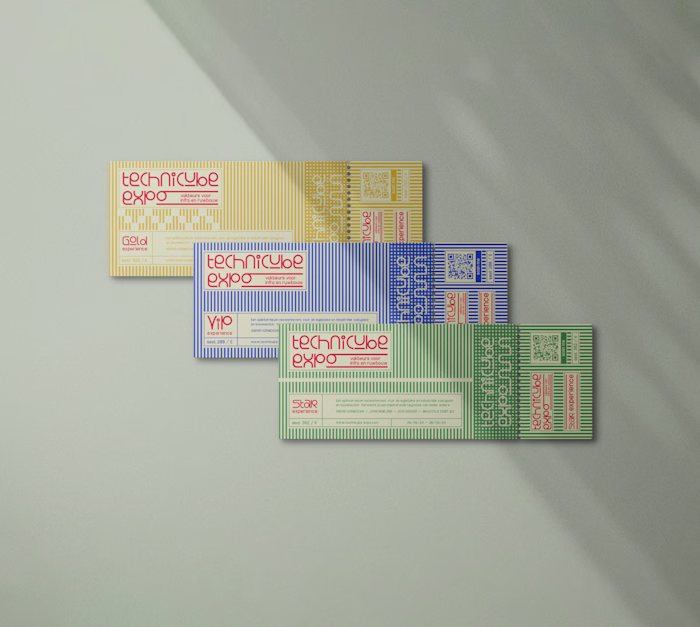 Exhibition materials for Technicube Expo