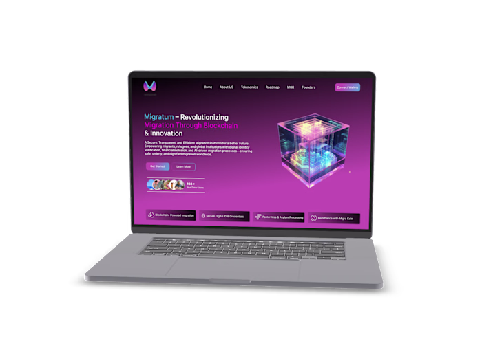 Crypto landing page