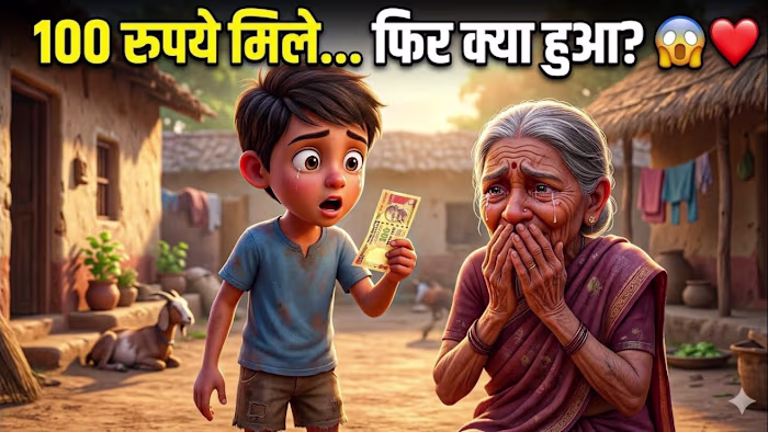 100 रुपये का नोट 😢❤️ | गरीब लड़के की दिल छू लेने वाली कहानी | Hindi Moral Story | Hindi Moral World