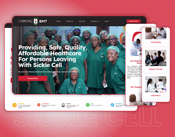 Sickle Cell/BMT UX/UI case study!