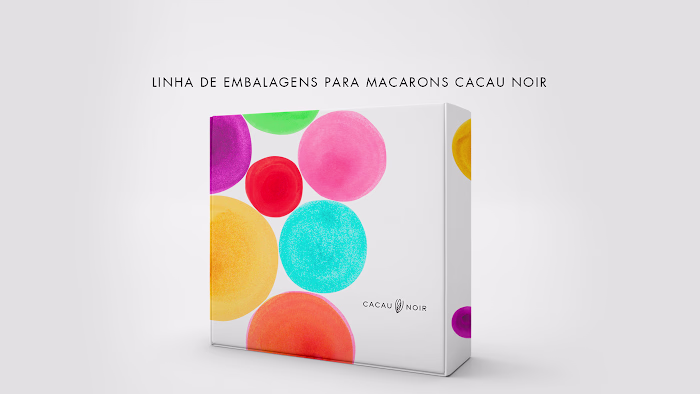 EMBALAGENS MACARONS CACAU NOIR :: Behance