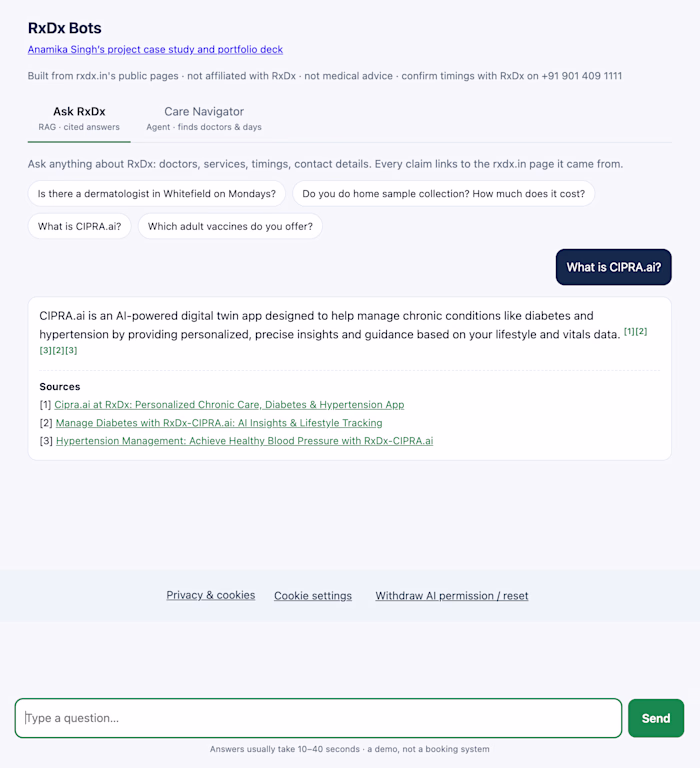 RAG Knowledge Assistant & Care Navigator