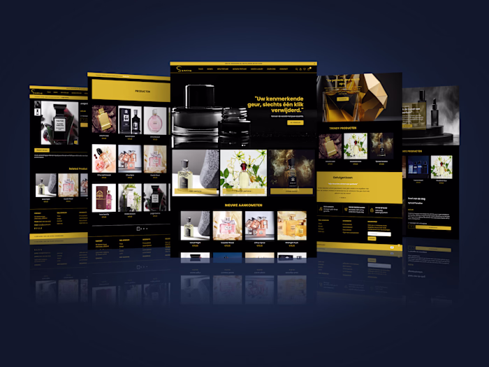 Shopify Perfume Store | Ecommerce webshop design