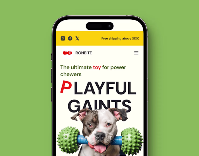 Product Landing Page Concept