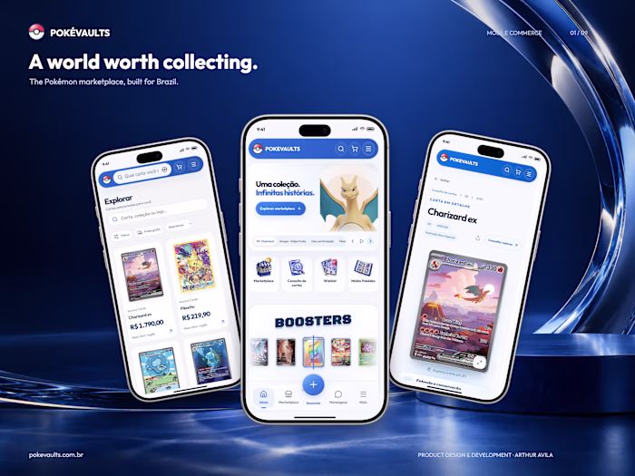 PokéVaults — Pokémon Collecting & Commerce, Built for Brazil