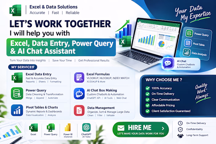 Excel & Data Management Specialist