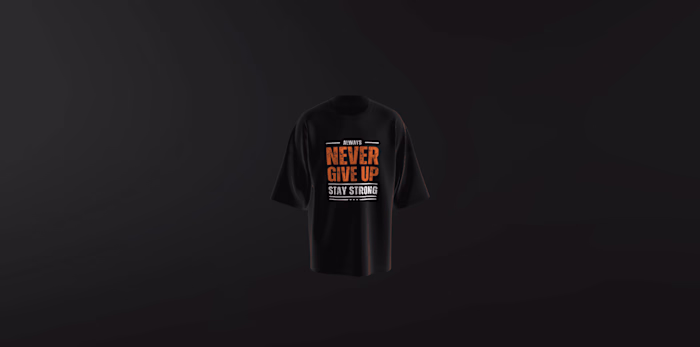 T-Shirt Design and 3D mockup 