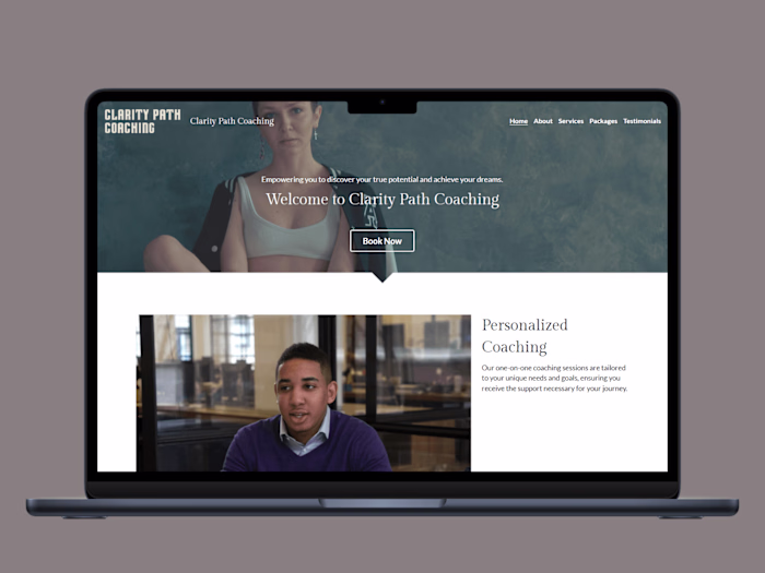 Clarity Pathing Coaching Website