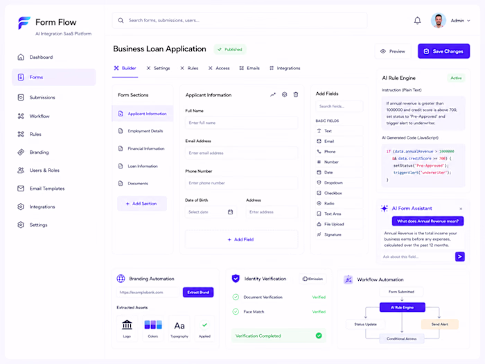 Form Flow is a B2B
