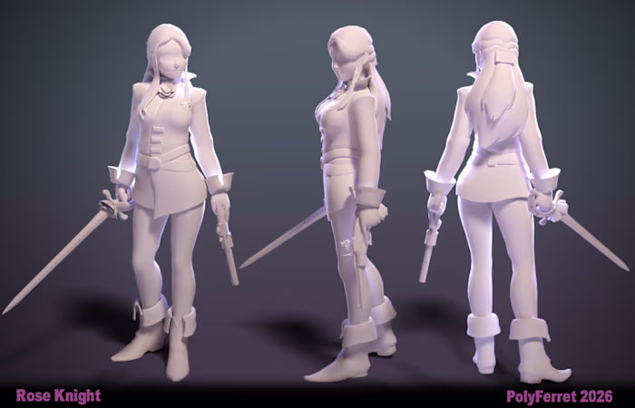 Game-Ready Character Model