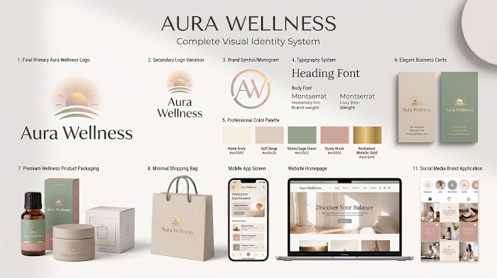 Aura Wellness — Brand Identity
