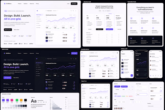 Designed a premium SaaS experience