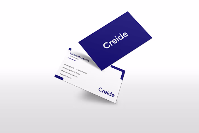 Creide Branding Design - Logo, Letterhead, and Business card 