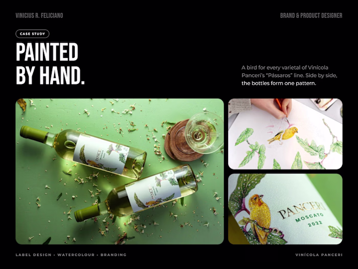 Panceri "Pássaros" — Wine Label Design & Illustration