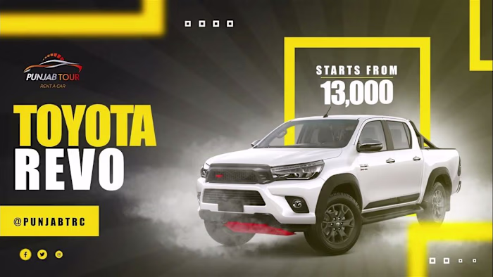 🚗💨 "Punjab Rent a Car" Ad Design: Elevating Travel Experiences