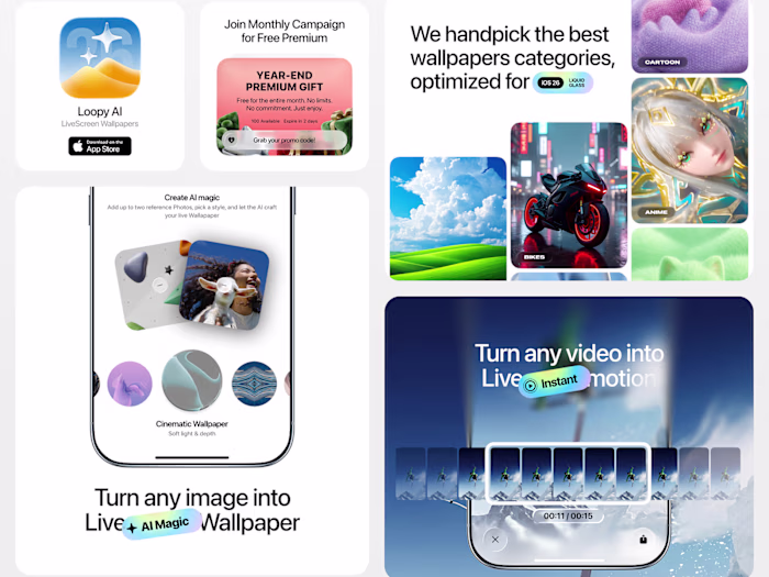 Loopy AI: AI-Powered Personalized Live Wallpaper App