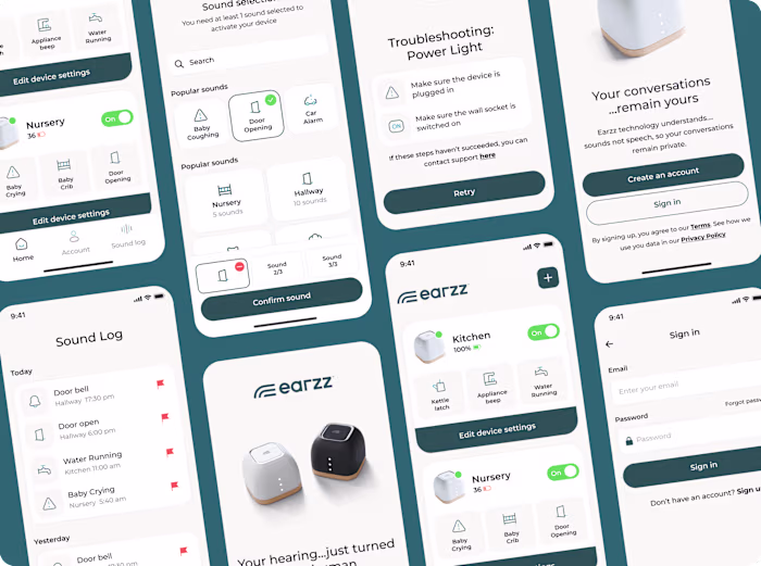 Earzz  - Designing the MVP for a innovative smart home device