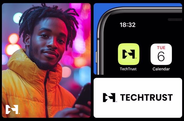 TechTrust Brand Identity and UX/UI Design Project